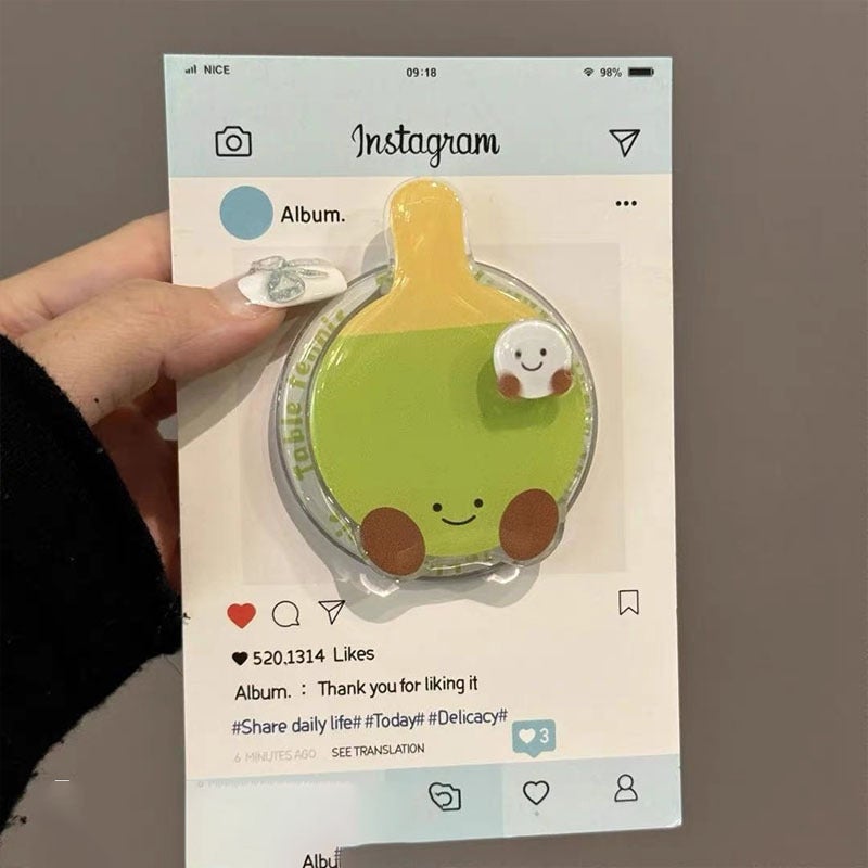 Cute Creative Table Tennis Badminton Magnetic Holder Mobile Phone Case Holder Homemade Ornaments Pendant Holder Factory - Image 4